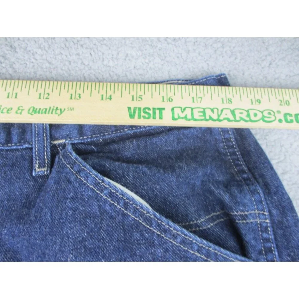 Mens 36x34 Blue Nautica Carpenter Jeans Hammer‎ Loop Relaxed Fit Garage Pants